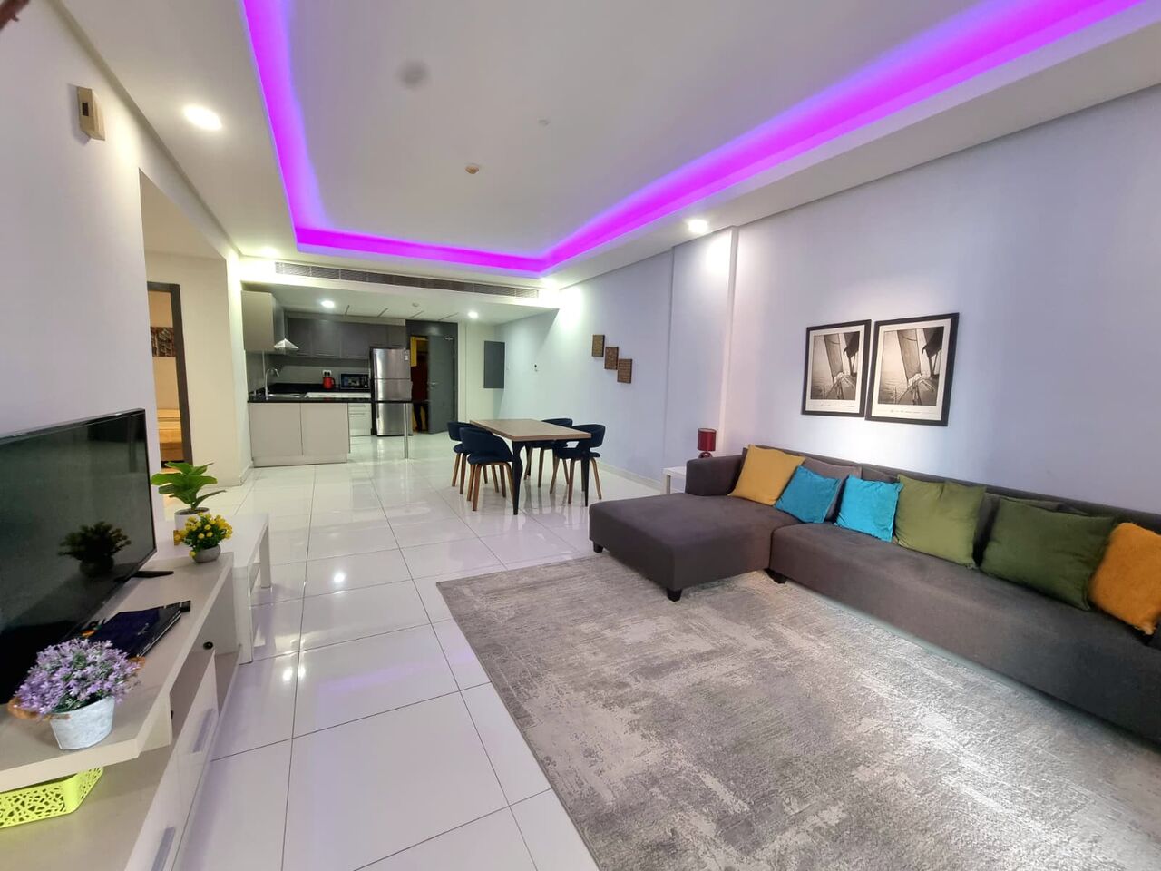 Amwaj Islands, Apartments, Flats, Houses & Villas, BHD 350/month,  Furnished,  2 BR,  120 Sq. Meter,  Lower Floor 2 BR FF Apartment With Balcony & WIFI For Rent