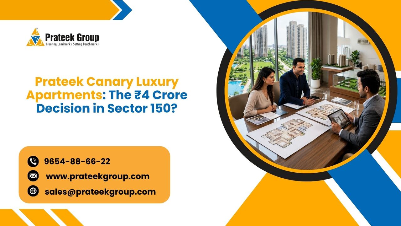 Lucknow, Real Estate, Prateek Canary Luxury Apartments: The ₹4 Crore Decision In Sector 150?