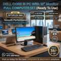 BHD 38, DELL I5 Computer Set 8GB Ram 500GB HDD With 19