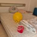 SAR 450,  King Size 180*200 Bedset With Mattress And 2 Side Table For Urgent Sale