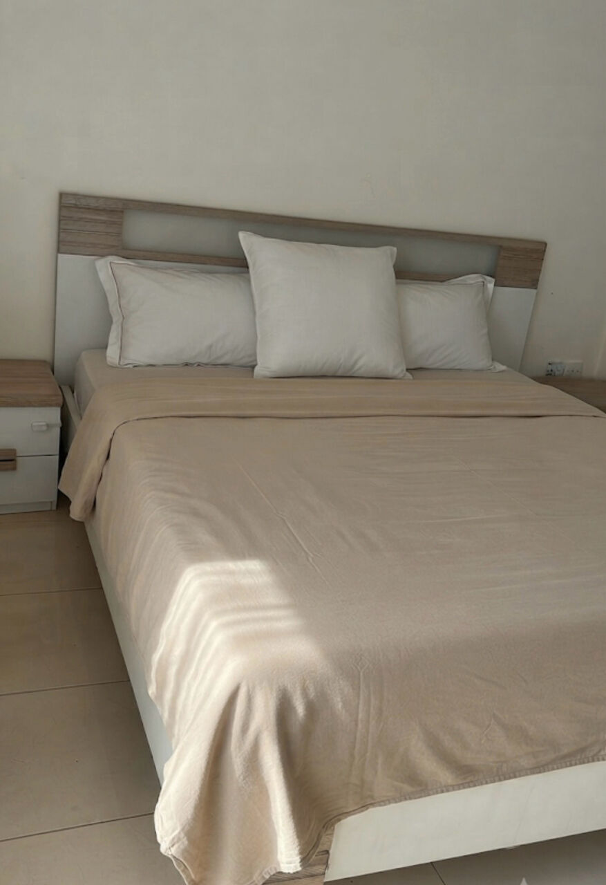 Thuqbah, Furniture, SAR 500,  King Size 180*200 Bedset With Mattress And 2 Side Table For Urgent Sale