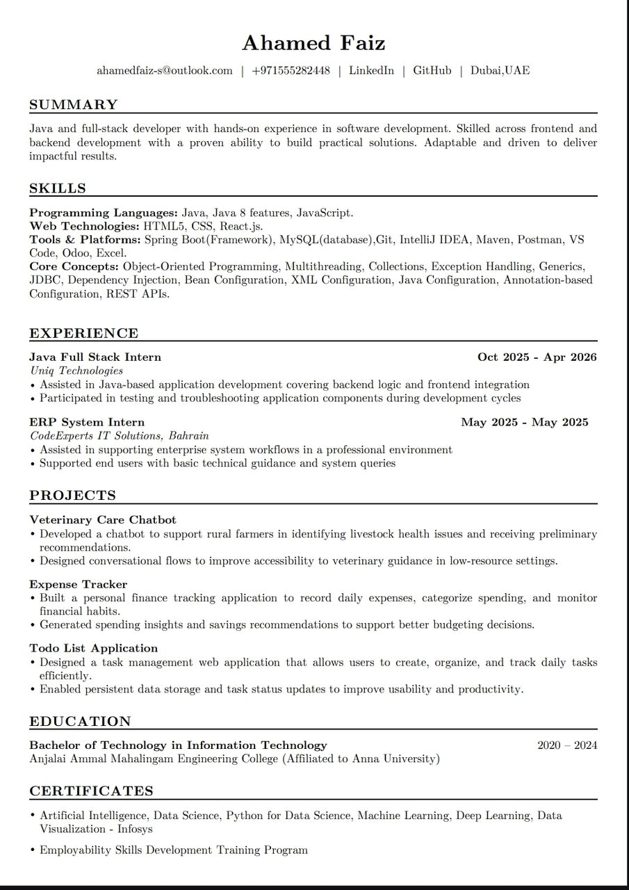 Manama, Web Design & Development, Entry-level Backend / Full-stack Developer