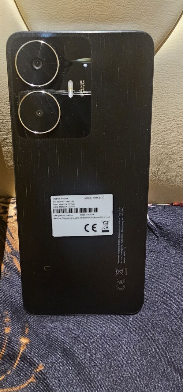 Jeddah, Electronics, SAR 800,  1200 Sr Mobile Real Me C55 8GB 256GB With Original Charger With Box