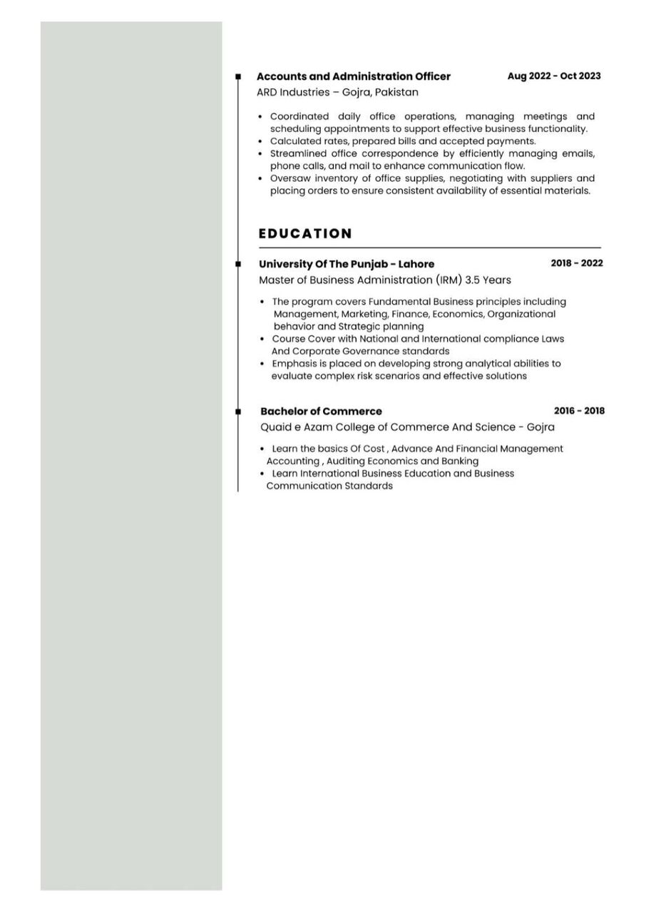 Bani Malik, Lessons Offered, Home Tutor Available &ndash; Business Studies, Accounting & Commerce (Jeddah)