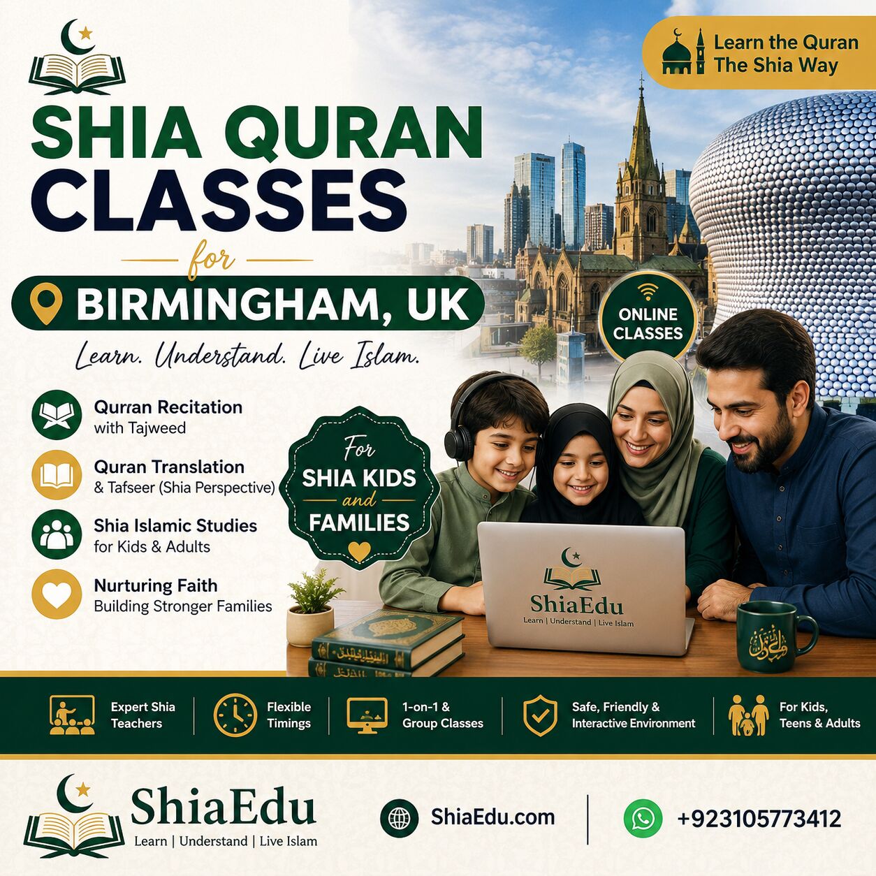 Birmingham, Lessons Offered, Shia Online Quran Teachers In New York And Across The USA