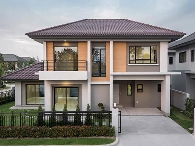 Bangkok, Villas, THB 70000,  65 Sq. Feet,  HR 10289 2-story Detached House For Rent, Corner Plot, 4 Bedrooms, Life Bangkok Boulevard