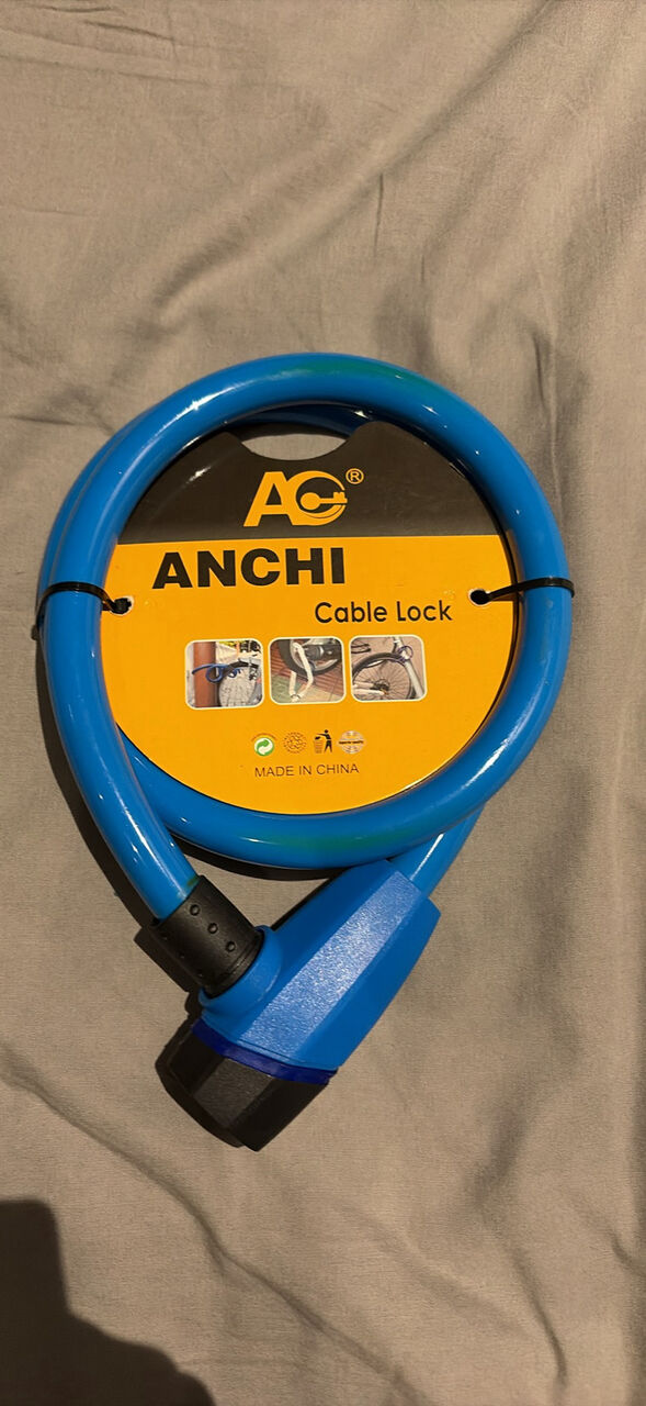 Riyadh, Bicycles, SAR 20,  Anchi Bike Cable Lock
