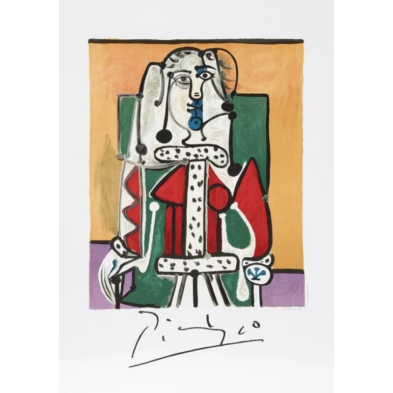 New York, Appliances, USD 595,  Picasso Prints For Sale | Femme Dans Un Fauteuil Art