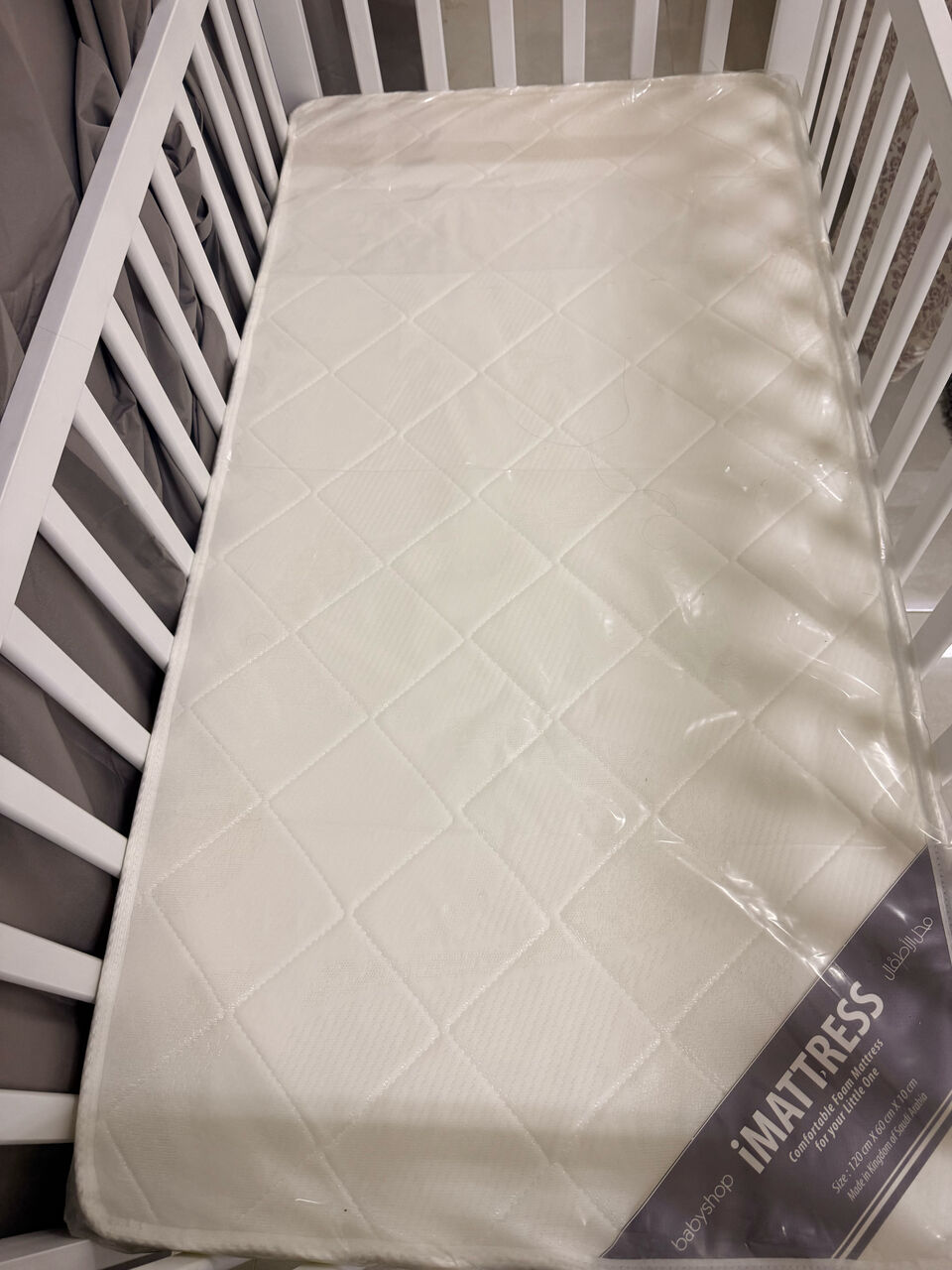 Jubail, Baby & Kid Stuff, SAR 550,  Baby Cot With Unused Mattress &ndash; Like New