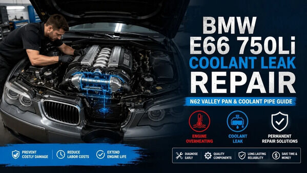 New York, Business, BMW Coolant Leak: E66 750Li Valley Pan Sealing Guide | BimmerFix