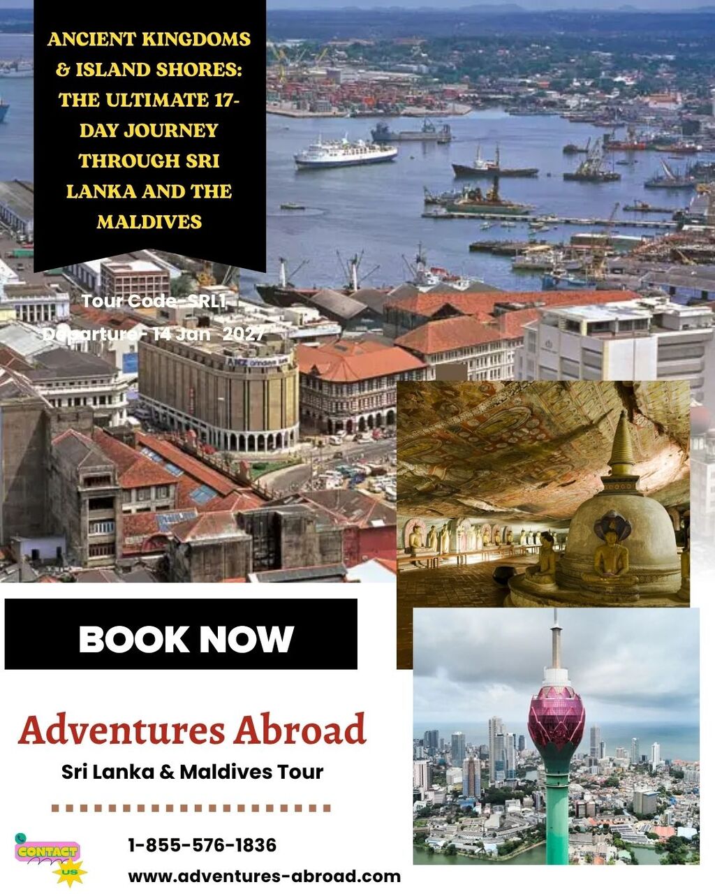 Toronto, Travel, Ancient Kingdoms & Island Shores: 17-Day Sri Lanka & Maldives Tour