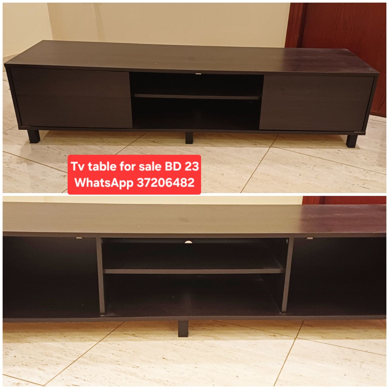 Manama, Furniture, BHD 23,  ✅️  Tv Table For Sale In Good Condition With Delivery