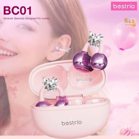 Manama, Electronics, BHD 7,  Bestrio BC01 Open-wearable Earbuds Designed Like Clip-on Earrings