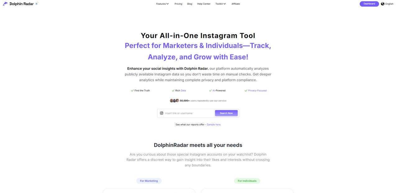 New York, Software, USD 6,  DolphinRadar: Your All-in-One Instagram Tool