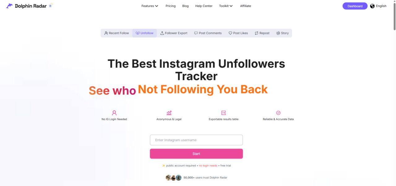 New York, Software, USD 6,  DolphinRadar: Your All-in-One Instagram Tool