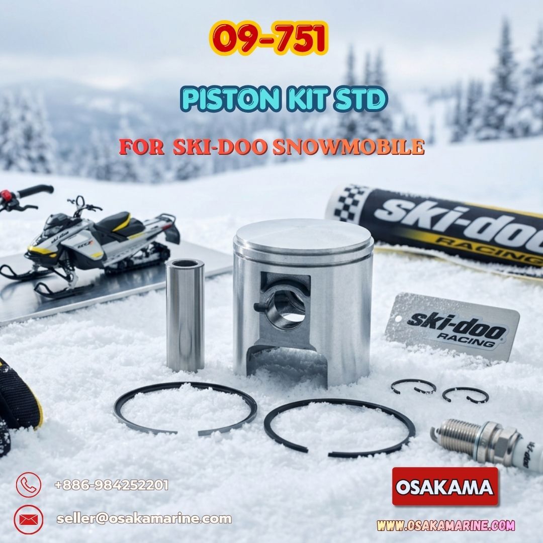 Helsinki, Auto Parts, EUR 99999,  ❄ SKI-DOO SNOWMOBILE PISTON KIT STD – 09-751