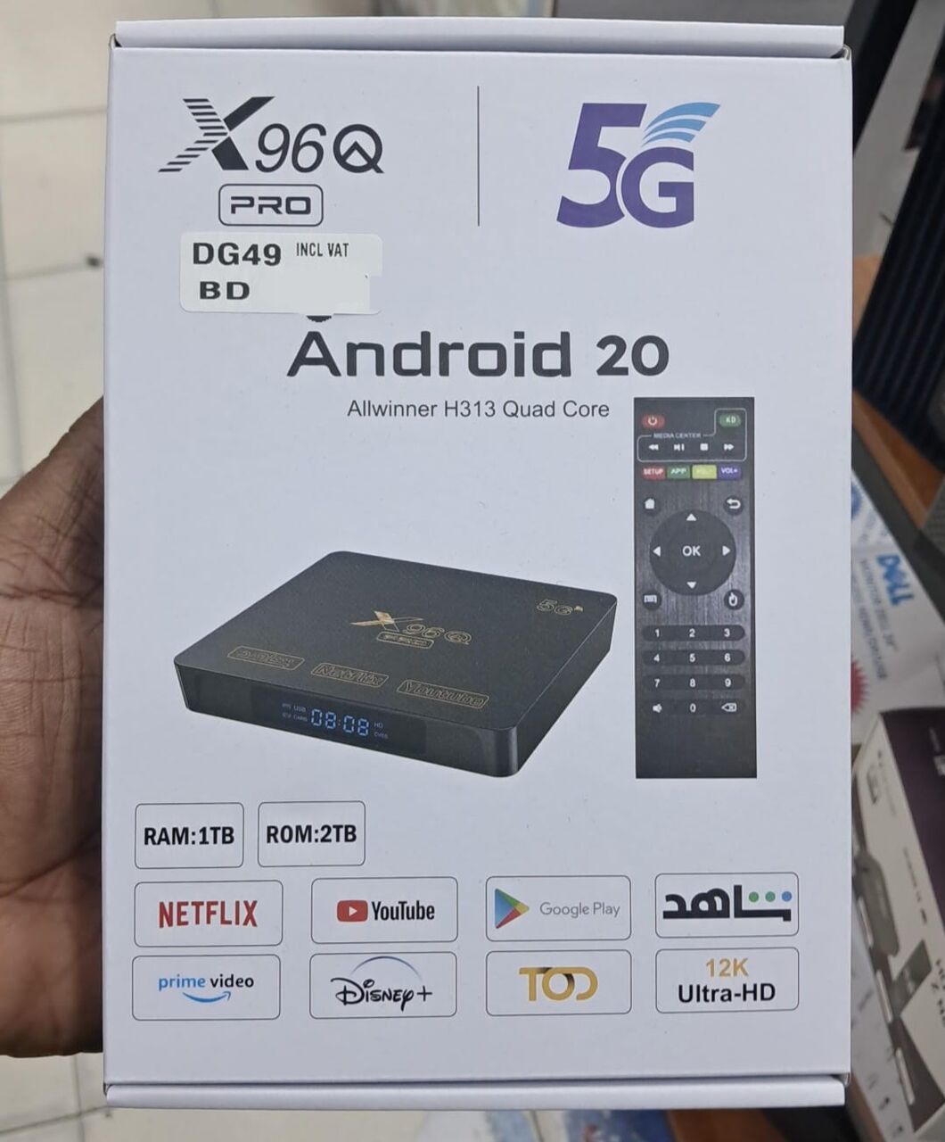 Manama, Electronics, BHD 17,  X96Q Pro 5G Android TV Box