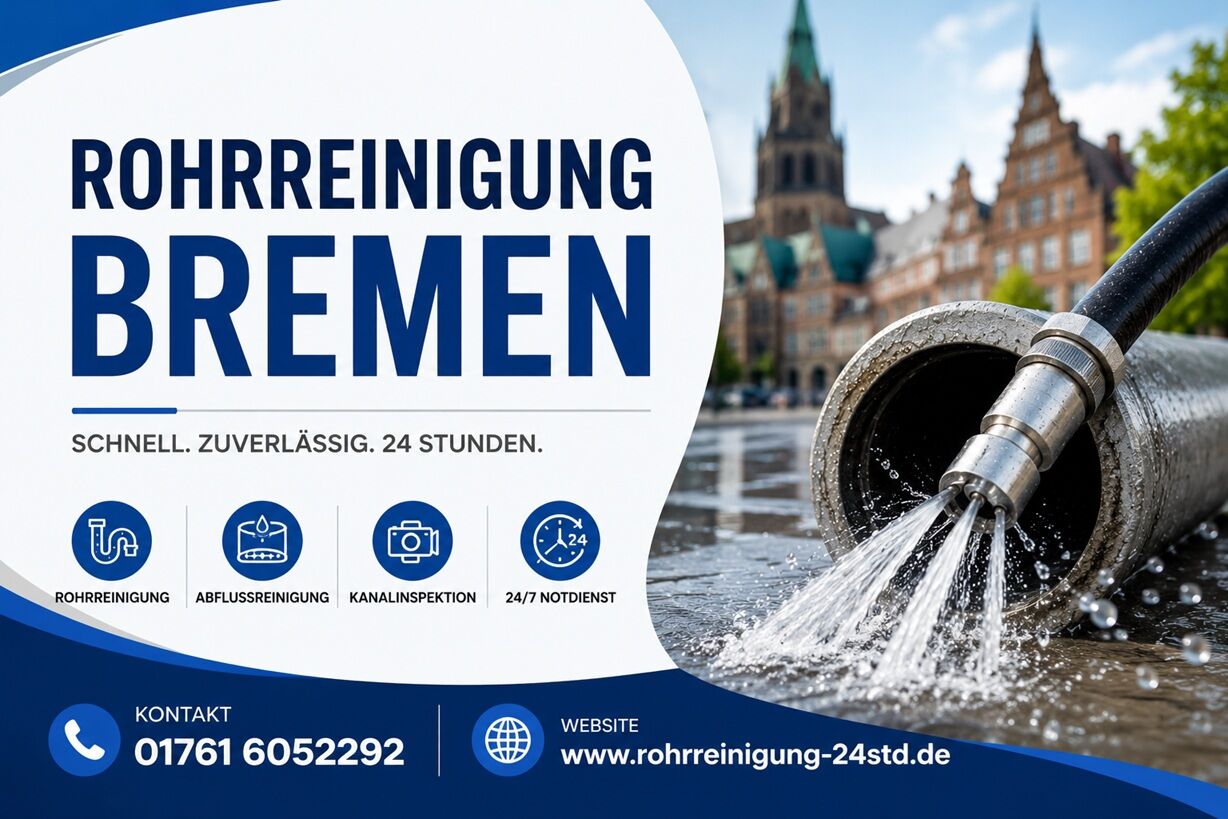 Berlin, Cleaning, Rohrreinigung Bremen &ndash; 24 Std. Notdienst Bei Rohrverstopfung