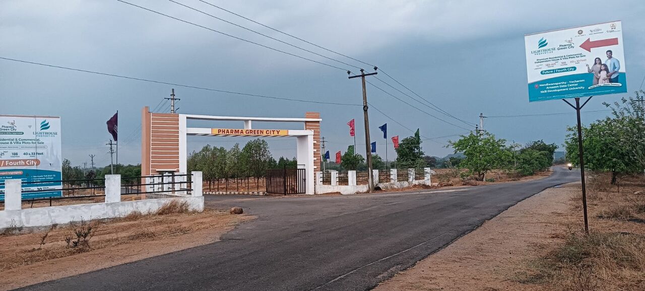 Hyderabad, Residential Plots, INR 13000,  183 Sq. Yard,  DTCP & RERA APPROVED OPEN PLOTS IN FUTURE CITY @ 9392311420