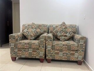 Khobar, Furniture, SAR 350,  For Sale Sofa Two-seater Single & Two Tea Pies Small & Big Size