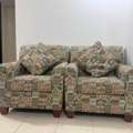 SAR 350,  For Sale Sofa Two-seater Single & Two Tea Pies Small & Big Size