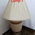 SAR 400,  Pair Of Large Vintage Ceramic Table Lamps &ndash; Excellent Condition