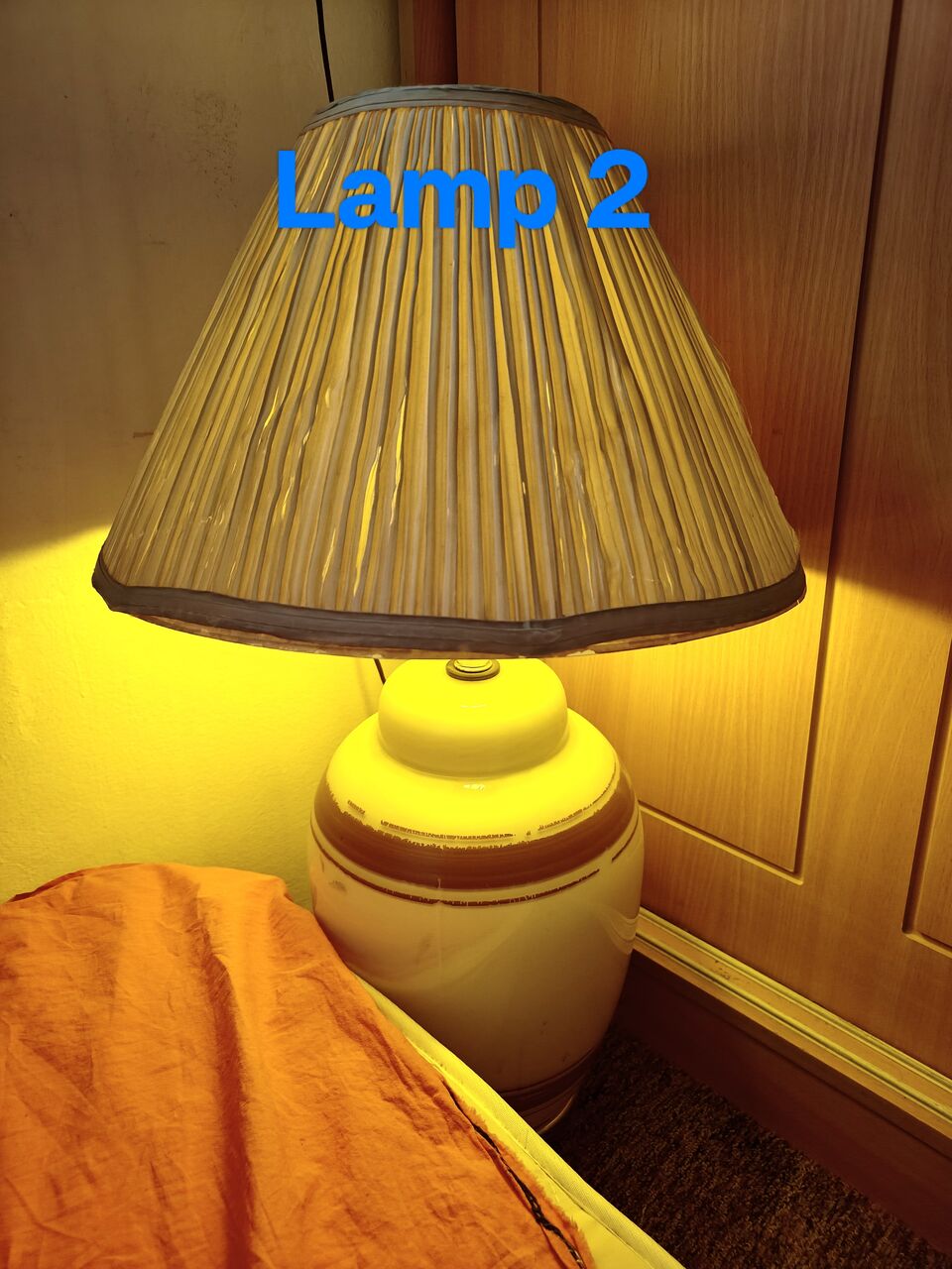 Al Wizarat, Furniture, SAR 400,  Pair Of Large Vintage Ceramic Table Lamps &ndash; Excellent Condition