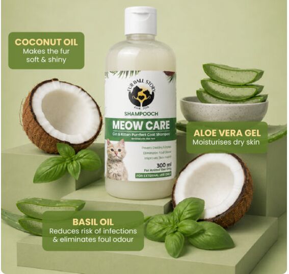 Mumbai, Pet Supplies, INR 319,  Cat Grooming Shampoo For A Soft Coat