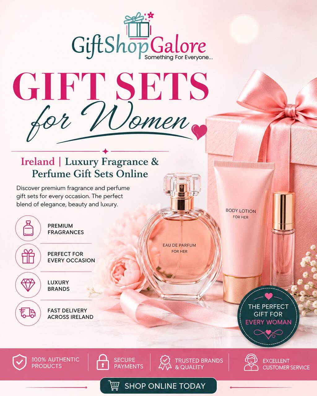 Dublin, Perfumes & Fragrances, Gift Sets For Women Ireland | Luxury Fragrance & Perfume Gift Sets Online