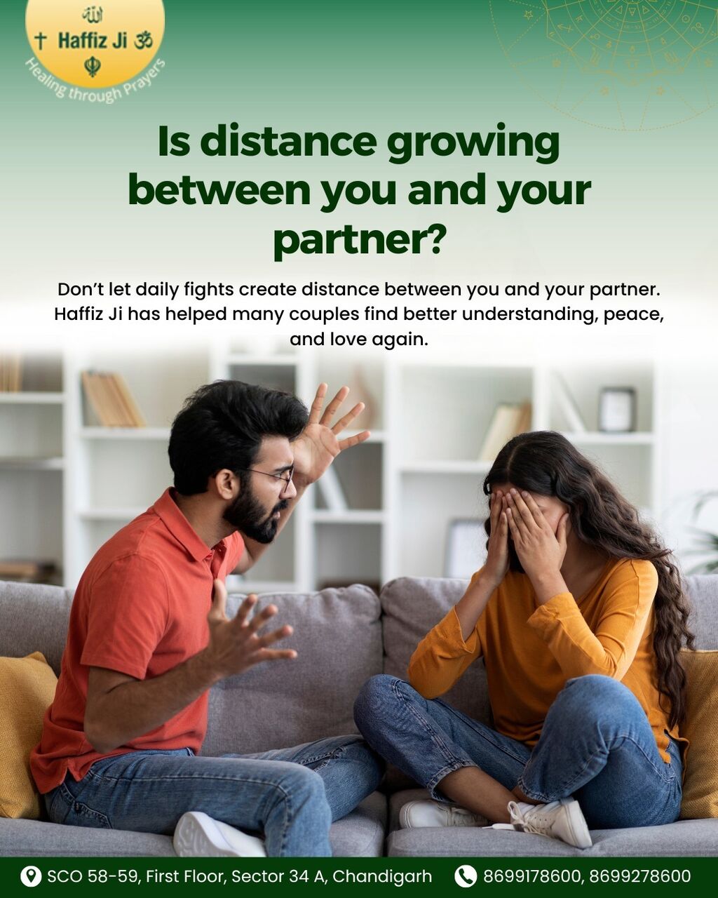 Chandigarh, Guides/Interpreters, Struggling With Relationship Distance? Contact Haffiz Ji For Help Today