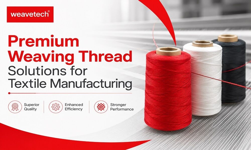 Ahmedabad, Machinery, Premium Weaving Thread Solutions For Textile Manufacturing