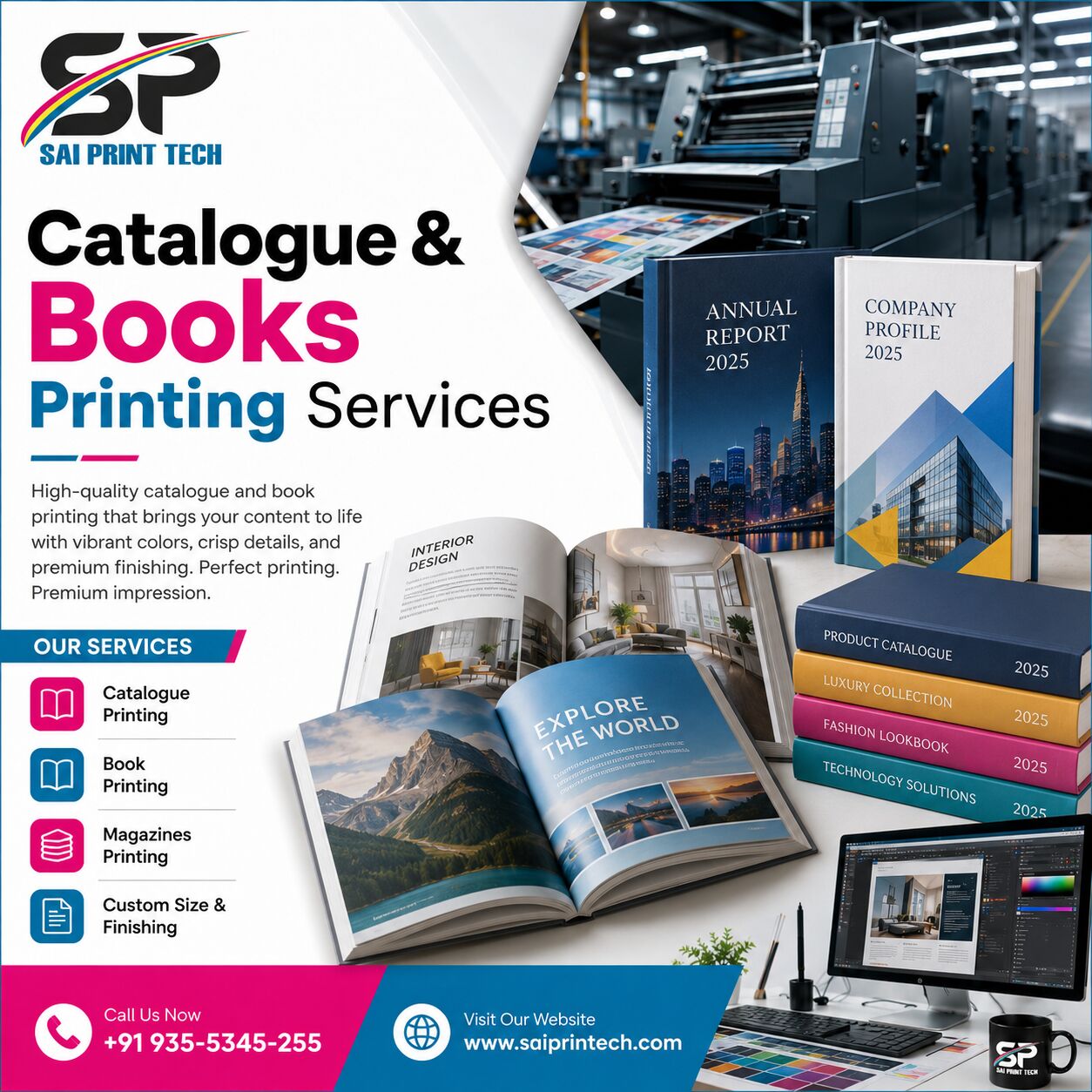 Noida, Printing, Catalogue & Books Printing | Professional Custom Printing Services