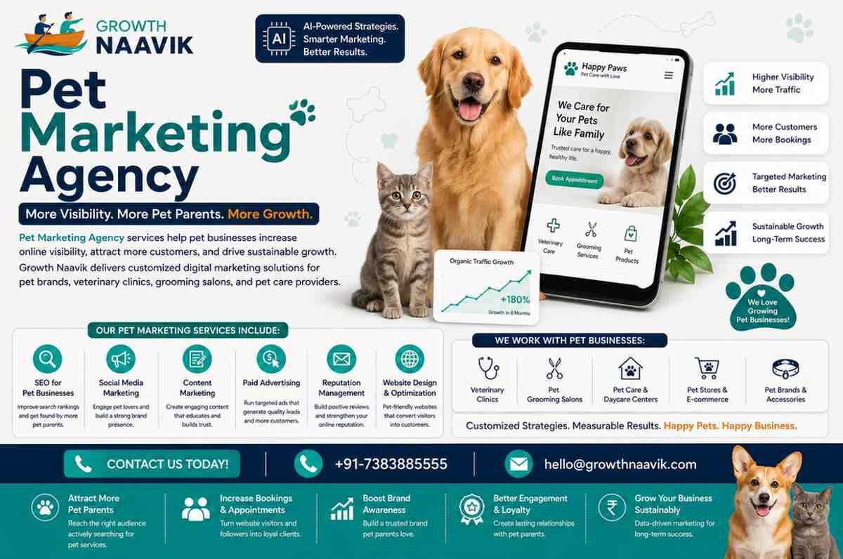 Mumbai, Business, SEO & Digital Marketing For Pet Businesses - Growthnaavik