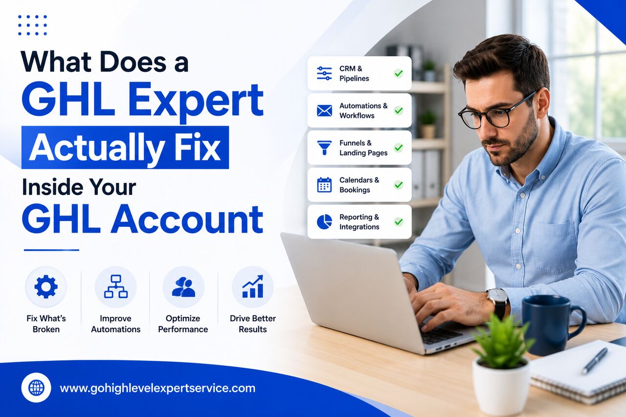 New York, Web Design & Development, What Does A GHL Expert Actually Fix Inside Your GHL Account