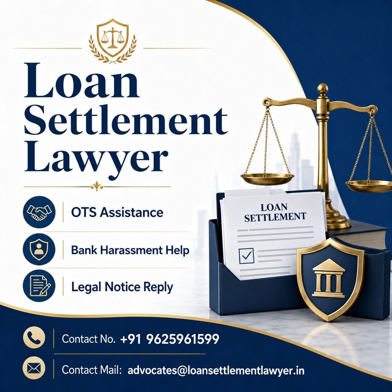 Mumbai, Legal, Consult A Loan Settlement Lawyer For Debt Relief Support