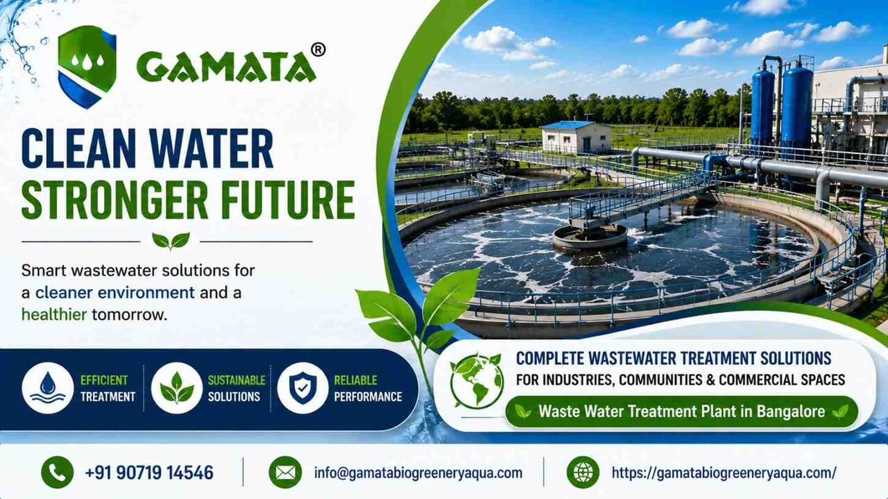 Bangalore, Construction, Waste Water Treatment Plant In Bangalore