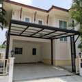 THB 25000,  60 Sq. Feet,  2-storey Detached House For Rent, 60.4 Sq M, Sirinda Pranalee Village, Soi King Kaew 19,