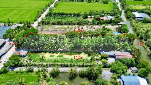 Bangkok, Real Estate For Sale, THB 5900000,  6 BR,  800 Sq. Feet,  Reduced Price Of 2 Rai Of Land With Cafe Style Building, Sai Noi - Nonthaburi, Khun Si,