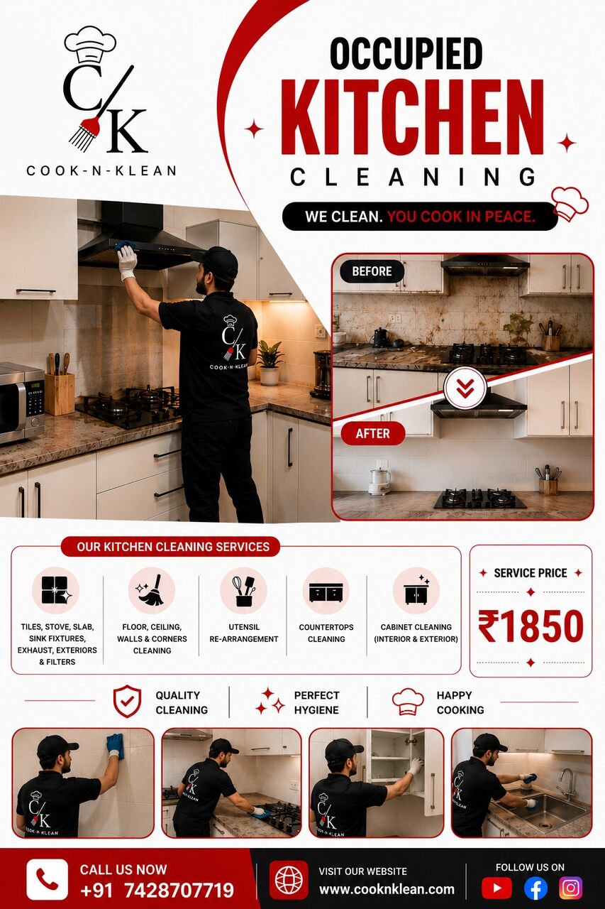 Noida, Cleaning, Cleaning Services By Cook N Klean
