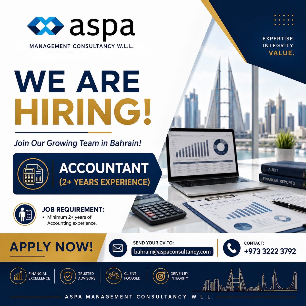Diplomatic Area, Jobs, Accountant