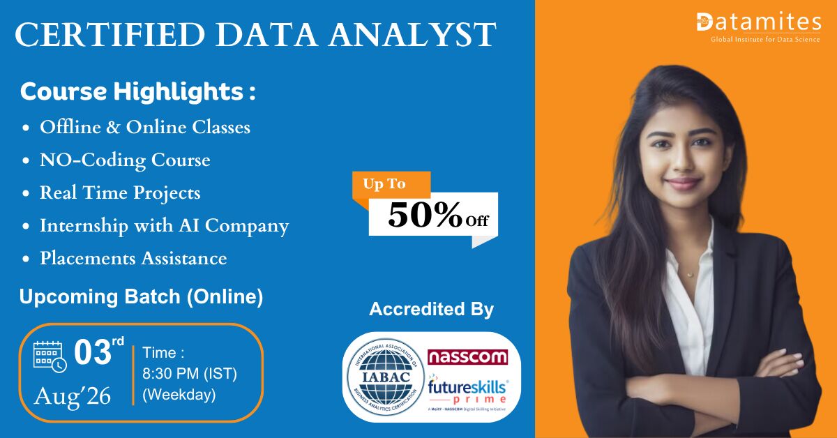 Bhubaneswar, Lessons Offered, DataMites Best Data Analyst Course In Bhubaneswar