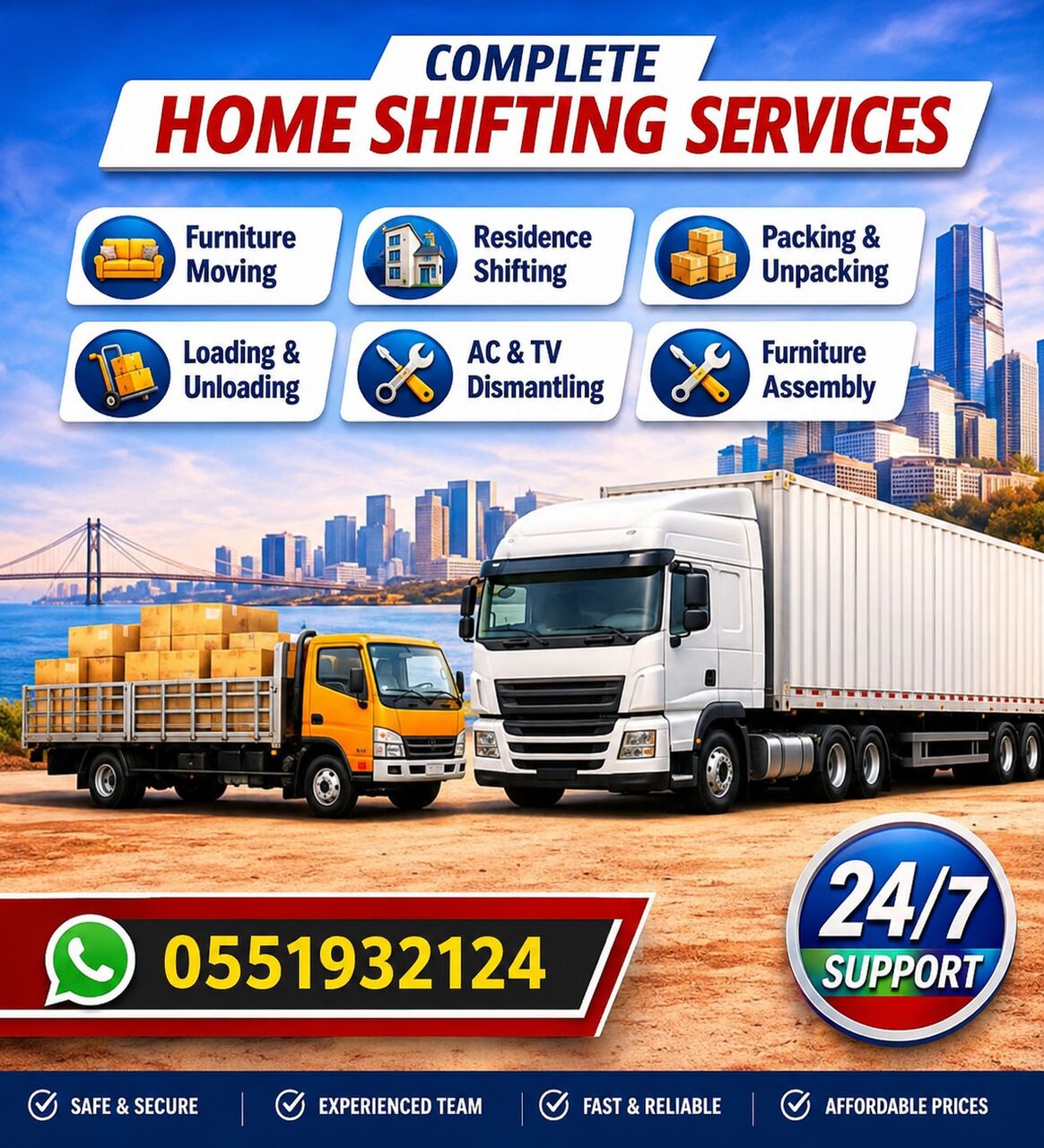 Al Hamadaniyyah, Labor/Moving, 🇵🇰Professional House Shifting Movers Packers ✅friendly Team Safe And Reliable 0551932124