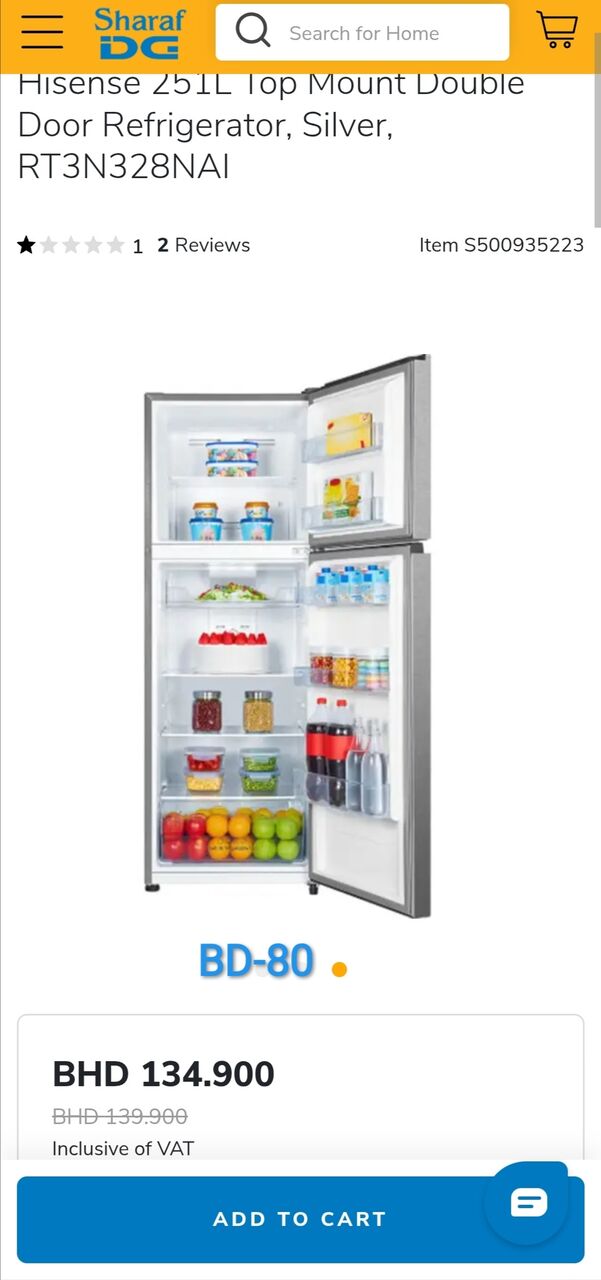 Ras Rumman, Appliances, BHD 80,  3 To 2 Months Old 55"TV, Sony Sound Bar, Fridge & Washing Machine