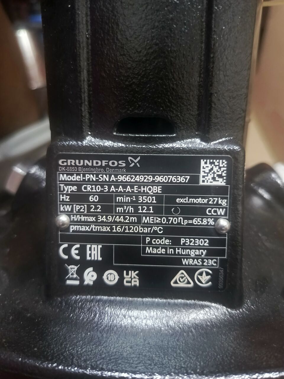 Jeddah, Machinery, SAR 4000,  Multi Stage Water Pump With 120bar Pressure