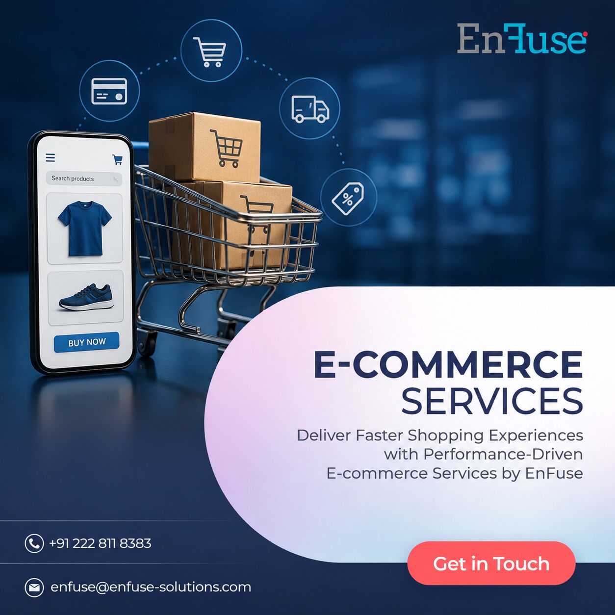 Mumbai, Marketing, Deliver Faster Shopping Experiences With E-commerce Services By EnFuse