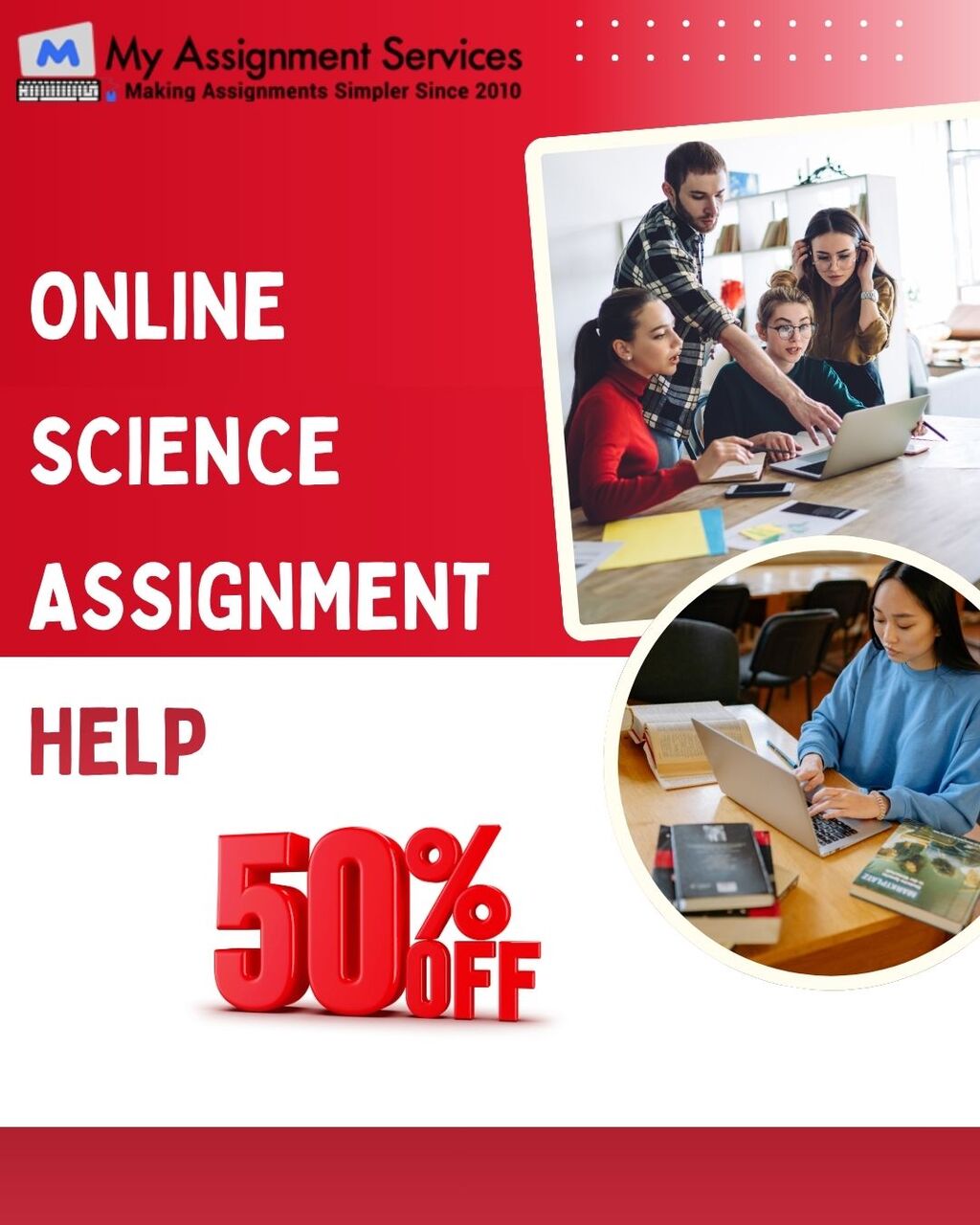 Melbourne, Education, Online Science Assignment Help Flat 50% Off Today
