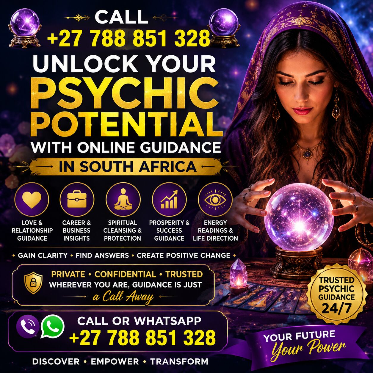 Rio de Janeiro, Health, 🔮 ONLINE PSYCHIC HEALING 24/7  Call Or WhatsApp: +27 788 851 328 ✨