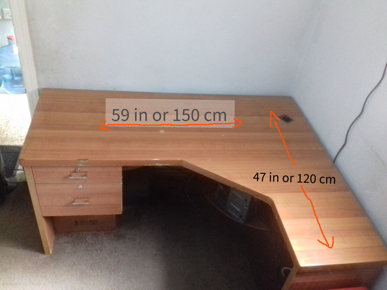 Riyadh, Furniture, SAR 300,  Selling Large Office Table