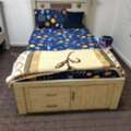 SAR 600,  Single Bed Set For Sale (Strong And Excellent Condition)