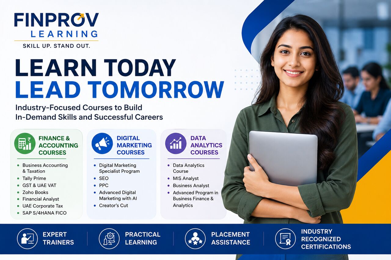 Kochi, Lessons Offered, Best Job-Oriented Training Institute In Kerala | Finprov Learning